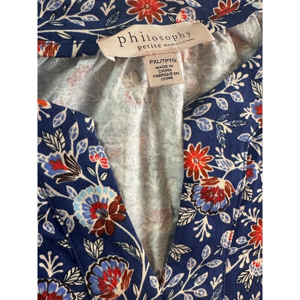 Philosophy Boho Floral Midi Dress – Petite XL – Flowy & Feminine - Picture 4 of 4